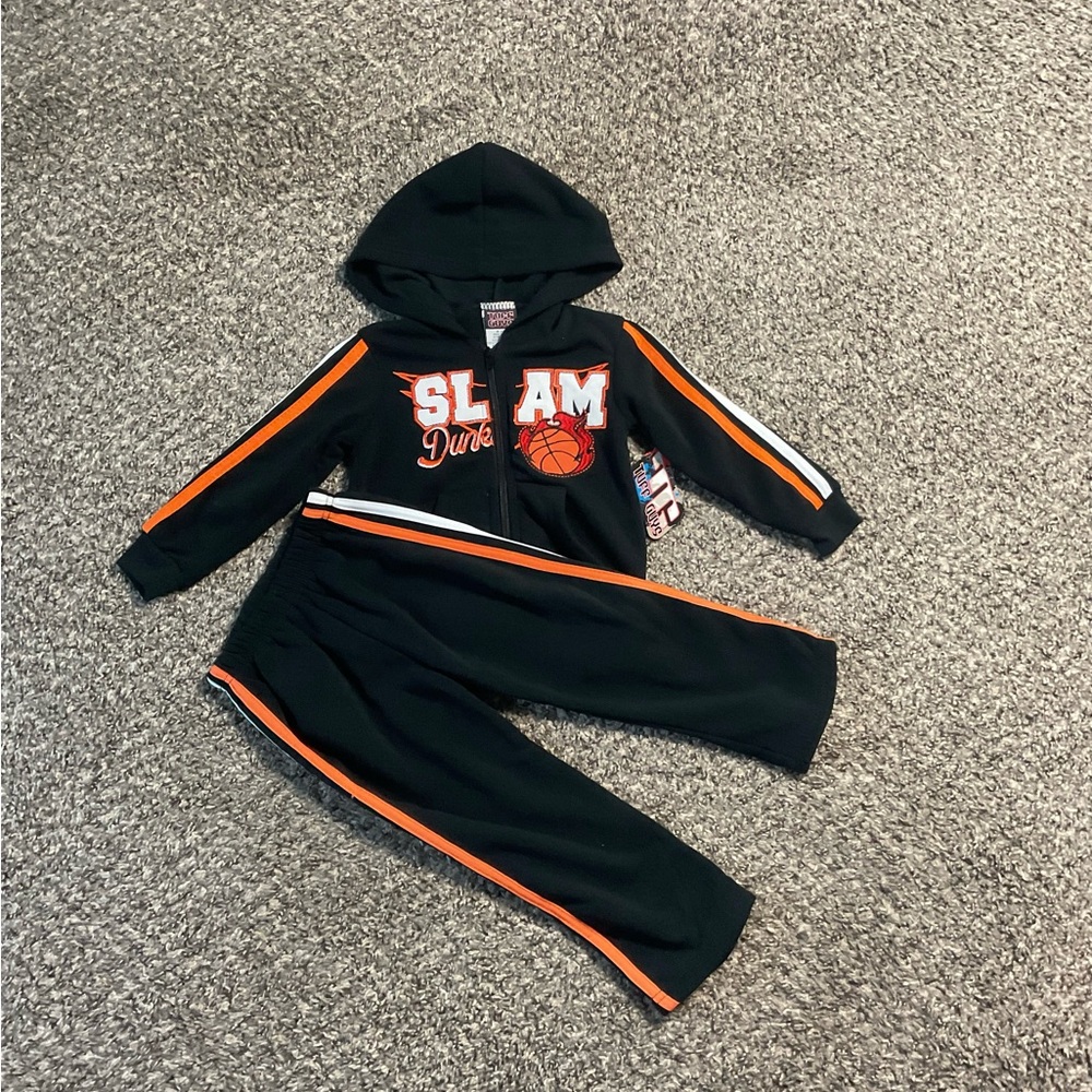 Boys 2T basketball Jacket and pants